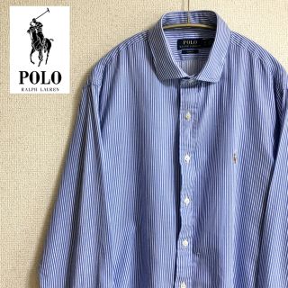 ポロラルフローレン(POLO RALPH LAUREN)の《訳あり》ポロラルフローレン90s ストライプシャツ ヴィンテージ メンズ 古着(シャツ)