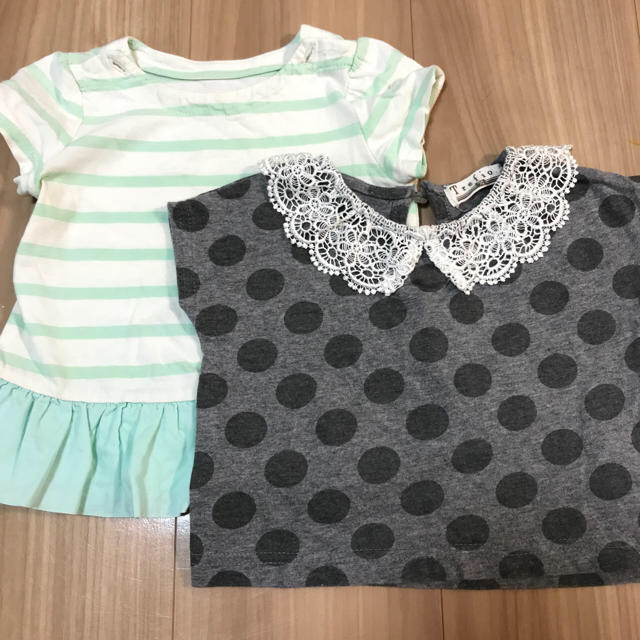 70 トップス2枚セット　小さめ3枚セット キッズ/ベビー/マタニティのベビー服(~85cm)(Ｔシャツ)の商品写真