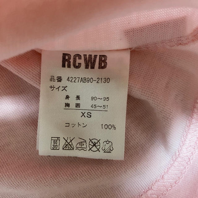 RODEO CROWNS WIDE BOWL(ロデオクラウンズワイドボウル)のRCWB 半袖 Tシャツ XS キッズ/ベビー/マタニティのキッズ服女の子用(90cm~)(Tシャツ/カットソー)の商品写真