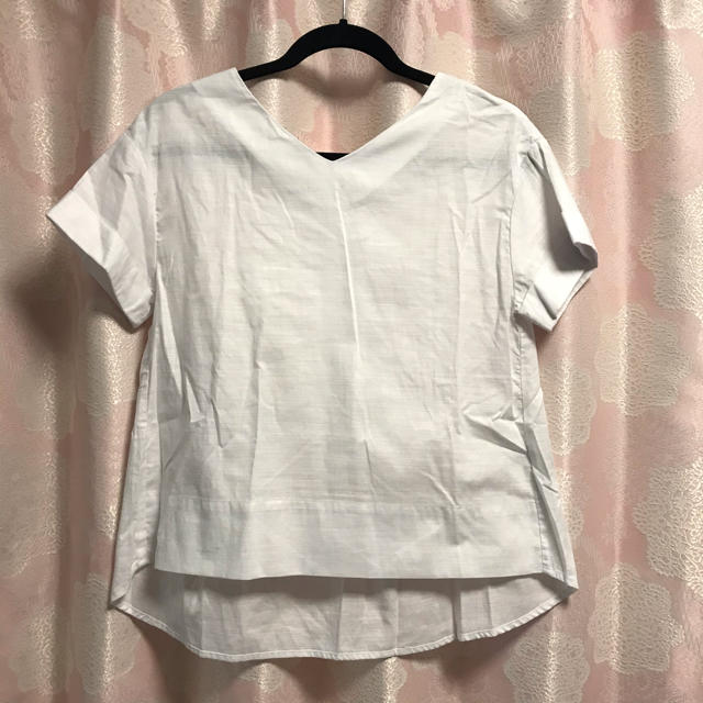 Simplicite(シンプリシテェ)の〔中古〕SIMPLICITE 白シャツ レディースのトップス(Tシャツ(半袖/袖なし))の商品写真