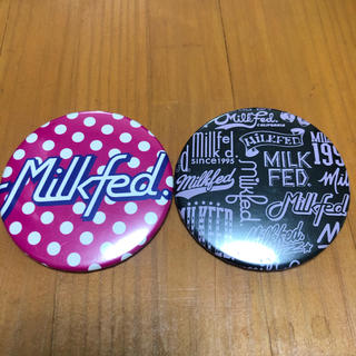 ミルクフェド(MILKFED.)のMILKFED. 缶バッチ2点セット(その他)