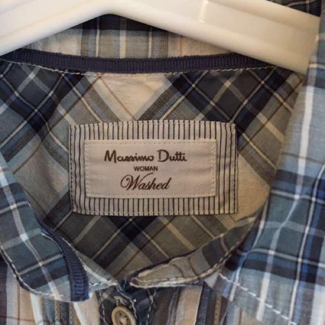 Massimo Dutti(マッシモデュッティ)のmassimo dutti マッシモドゥッティ 長袖シャツ チェック 36/26 レディースのトップス(シャツ/ブラウス(長袖/七分))の商品写真