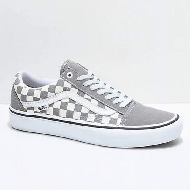 スニーカー日本未発売 Vans Old Skool Pro Grey Checker