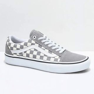 ヴァンズ(VANS)の日本未発売 Vans Old Skool Pro Grey Checker(スニーカー)