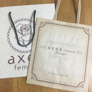 アクシーズファム(axes femme)のアクシーズ ショッパー 2枚(ショップ袋)