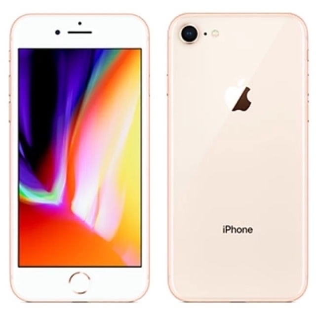 SIMカードなしiPhone8ピンクゴールド本体美品