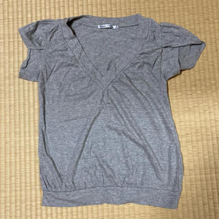 グレーTシャツ(Tシャツ/カットソー(半袖/袖なし))