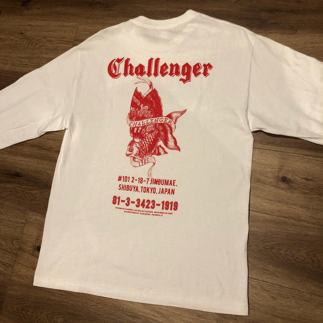 NEIGHBORHOOD(ネイバーフッド)の値引きCHALLENGER  GOLD FISH TEE チャレンジャー　ロンT メンズのトップス(Tシャツ/カットソー(七分/長袖))の商品写真