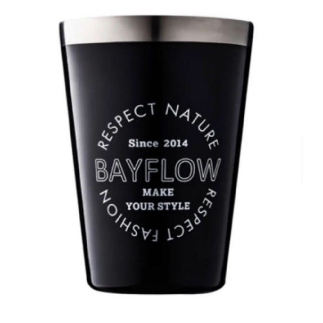 BAYFLOW(ベイフロー)のBAYFLOW  ★ ベイフロー ☆ タンブラー ブラック ホワイト インテリア/住まい/日用品のキッチン/食器(タンブラー)の商品写真