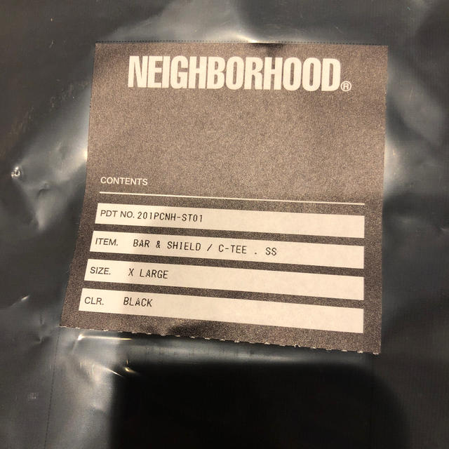 NEIGHBORHOOD(ネイバーフッド)の値引き！ネイバーフッド　BAR&SHIELD / C-TEE メンズのトップス(Tシャツ/カットソー(半袖/袖なし))の商品写真