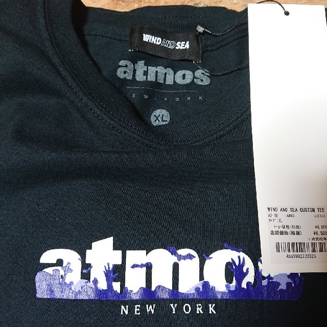 atmos × WIND AND SEA カスタム限定品1点 黒XLサイズ 送込 1