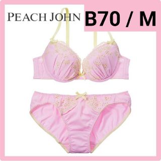 ピーチジョン(PEACH JOHN)のPEACH JOHN ピーチジョン  ブラ＆ショーツセット B70  M(ブラ&ショーツセット)