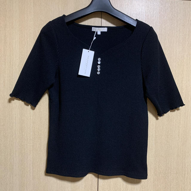 PROPORTION BODY DRESSING(プロポーションボディドレッシング)の＊新品＊プロポーションボディドレッシング リブカットソー レディースのトップス(カットソー(半袖/袖なし))の商品写真