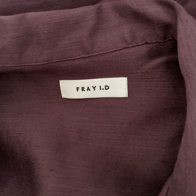FRAY I.D フレイアイディー リネンシルク開襟シャツ