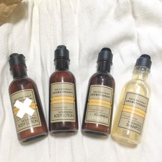 L Occitane 日本未上陸 持ち運び用 アメニティ シャンプー リンス ボディーソープ 旅行用の通販 By R ロクシタンならラクマ