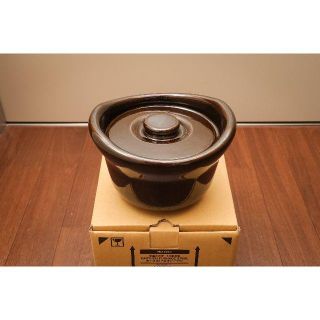 ムジルシリョウヒン(MUJI (無印良品))の無印良品 炊飯土鍋 土釜おこげ 1.5合炊き(調理道具/製菓道具)