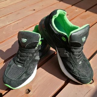 ニューバランス(New Balance)の値下げレア！USA製　MR993 BG/Green  Green Lantern(スニーカー)