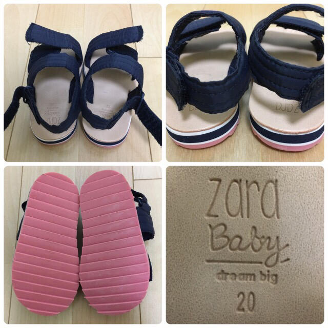 ZARA KIDS(ザラキッズ)のZARA ベビーサンダル キッズ/ベビー/マタニティのベビー靴/シューズ(~14cm)(サンダル)の商品写真