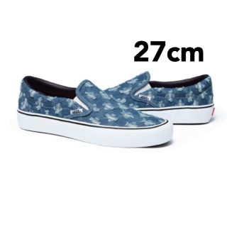 シュプリーム(Supreme)のSupreme®/Vans® Hole Punch Denim Slip-On(スニーカー)