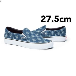 シュプリーム(Supreme)のSupreme®/Vans® Hole Punch Denim Slip-On(スニーカー)