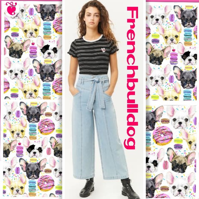 FOREVER 21(フォーエバートゥエンティーワン)のブウ様用　完全新品 フレンチブルドック トップス Forever21◼可愛い刺繍 その他のペット用品(犬)の商品写真