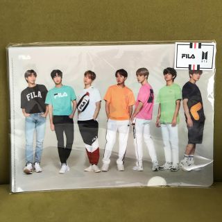 フィラ(FILA)のBTS FILAクリアファイル　A4 全種セット(アイドルグッズ)