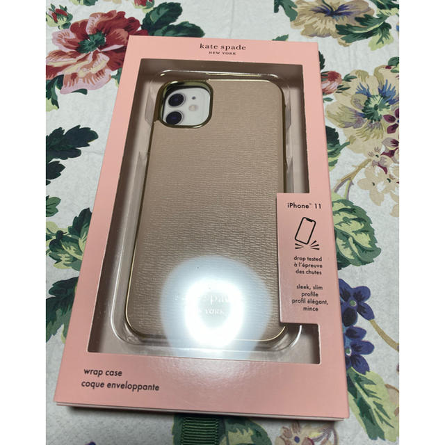 【iPhone 11】kate spade レザーケース