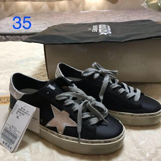 ドゥーズィエムクラス(DEUXIEME CLASSE)のGOLDEN GOOSE SNEAKERS HI STAR【新品未使用】35(スニーカー)