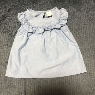 エイチアンドエイチ(H&H)のH&M デニム風　トップス(タンクトップ/キャミソール)