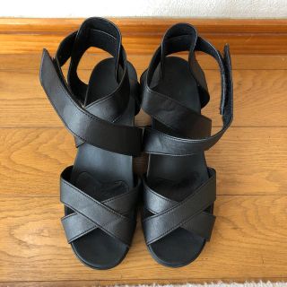 リゲッタ(Re:getA)のリゲッタ　Re:getA S 22.5くらいに　黒　サンダル(サンダル)