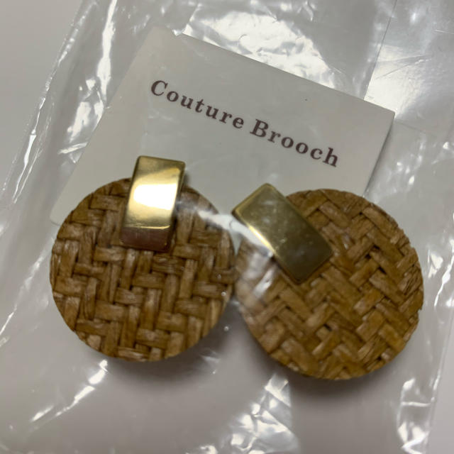 Couture Brooch(クチュールブローチ)の新品未使用❤︎ メッシュプレートピアス レディースのアクセサリー(ピアス)の商品写真