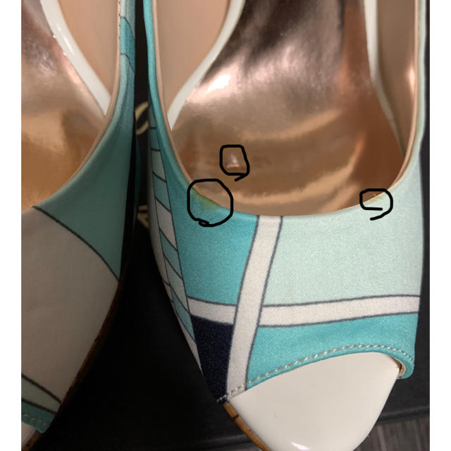 Rady(レディー)のRady マーブル柄　パンプス　未使用 レディースの靴/シューズ(ハイヒール/パンプス)の商品写真