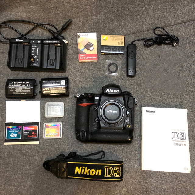 [付属品多数]Nikon D3 フラッグシップ機モデルスマホ/家電/カメラ