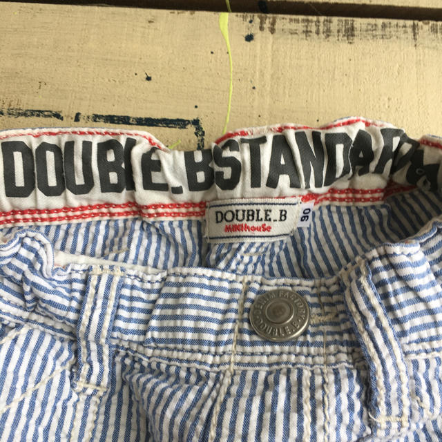 DOUBLE.B(ダブルビー)の美品♡DOUBLE.B90センチパンツ キッズ/ベビー/マタニティのベビー服(~85cm)(パンツ)の商品写真