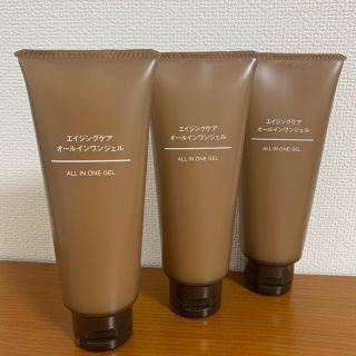 ムジルシリョウヒン(MUJI (無印良品))の無印良品　エイジングケアオールインワンジェル100ml3本(オールインワン化粧品)