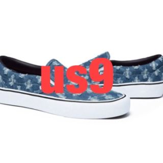 シュプリーム(Supreme)のSupreme Vans Hole Punch Denim Slip-On(スニーカー)