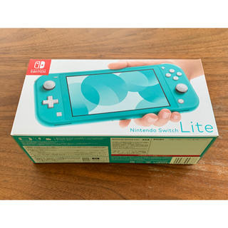ニンテンドースイッチ(Nintendo Switch)のNintendo SwitchLite  ニンテンドースィッチライト　ターコイズ(携帯用ゲーム機本体)