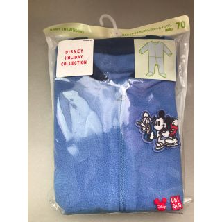 ユニクロ(UNIQLO)の新品 未開封 ユニクロ ストレッチマイクロフリースオールインワン 70(カバーオール)