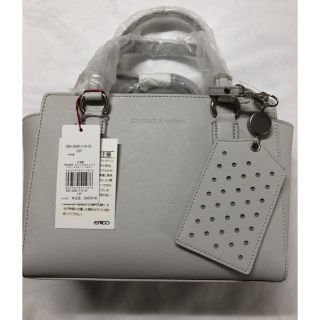 シャルルジョルダン(CHARLES JOURDAN)の専用！新品 ★シャルルジョルダン ハンドバッグ ショルダー　ライトグレー(ハンドバッグ)