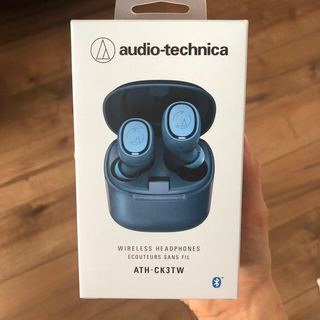 オーディオテクニカ(audio-technica)の新品 オーディオテクニカ ATH-CK3TW ワイヤレスイヤホン(ヘッドフォン/イヤフォン)