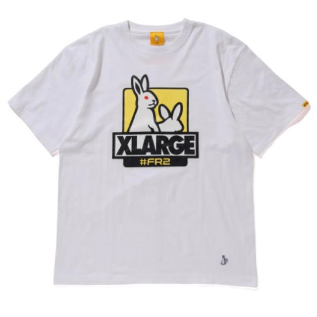 XLARGE(エクストララージ)の XLARGE #FR2 Fxxk Icon Tee 白 Mサイズ メンズのトップス(Tシャツ/カットソー(半袖/袖なし))の商品写真