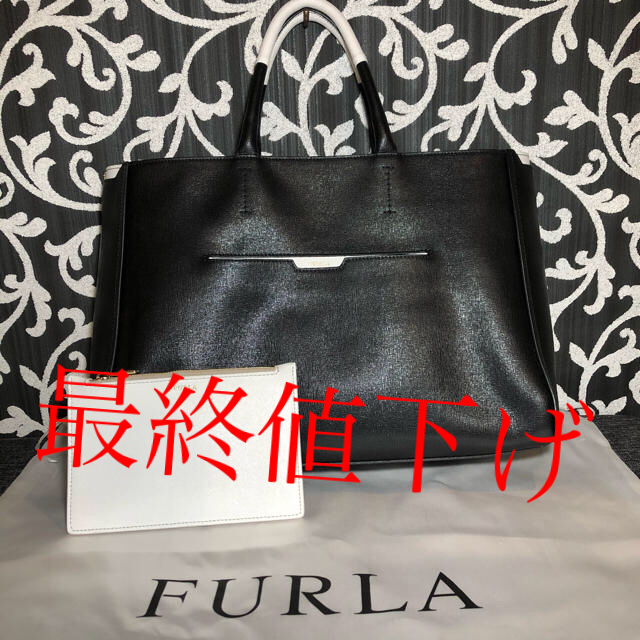 Furla(フルラ)の最終値下げ 超美品 FURLA ハンドバッグ 保存袋付き レディースのバッグ(ハンドバッグ)の商品写真