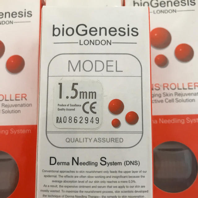 DNS(ディーエヌエス)のDNS ダーマローラー 1.5mm 4本 コスメ/美容のスキンケア/基礎化粧品(フェイスローラー/小物)の商品写真