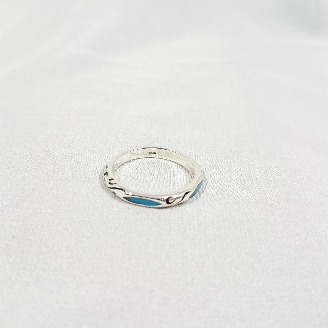 silver925 甲丸ターコイズring#21 レディースのアクセサリー(リング(指輪))の商品写真