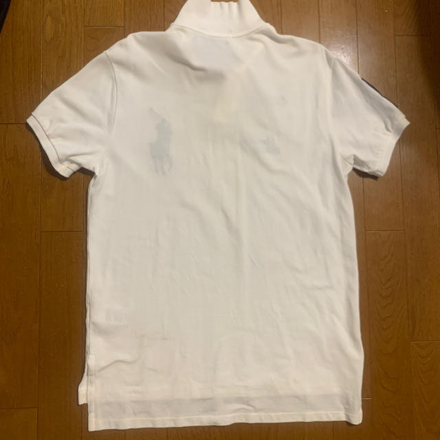 POLO RALPH LAUREN(ポロラルフローレン)のラルフローレン　ポロシャツホワイト正規品175/96A Mサイズカスタムフィット メンズのトップス(ポロシャツ)の商品写真