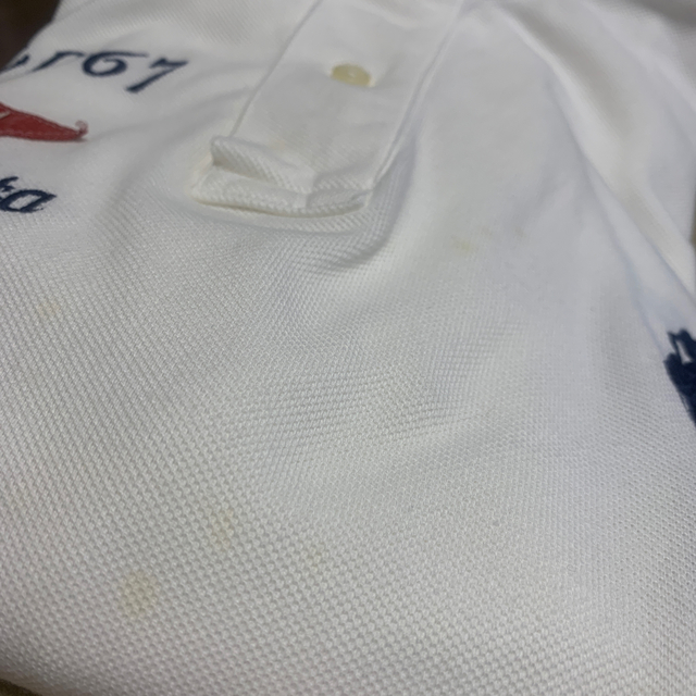 POLO RALPH LAUREN(ポロラルフローレン)のラルフローレン　ポロシャツホワイト正規品175/96A Mサイズカスタムフィット メンズのトップス(ポロシャツ)の商品写真