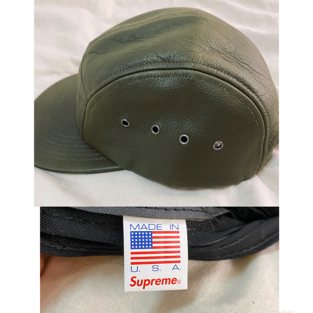 Supreme(シュプリーム)のsupremeレザーキャップ メンズの帽子(キャップ)の商品写真