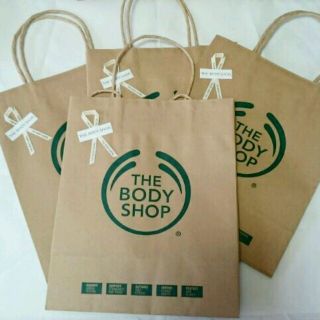 ザボディショップ(THE BODY SHOP)の新品★白1 ボディショップ 紙袋4枚 中(その他)