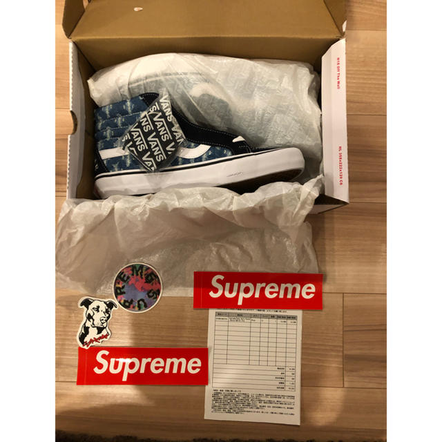 Supreme(シュプリーム)のSupreme Vans Hole Punch Denim Sk8-Hi メンズの靴/シューズ(スニーカー)の商品写真