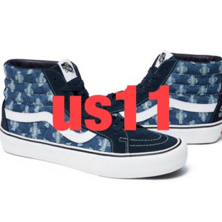 シュプリーム(Supreme)のSupreme Vans Hole Punch Denim Sk8-Hi(スニーカー)